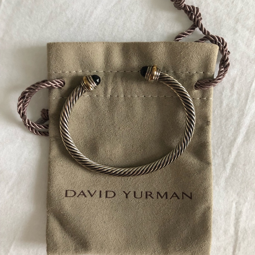 David Yurman Cable Classic w/ 14k & Black Onyx 5mm